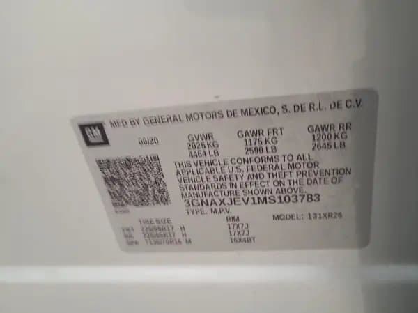 Chevrolet Equinox 2021