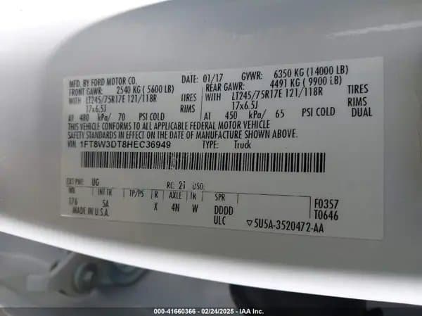 Ford F350 2017