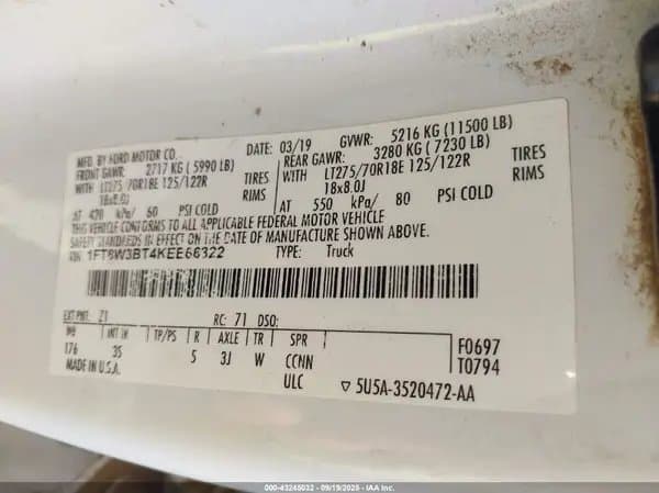 Ford F350 2019